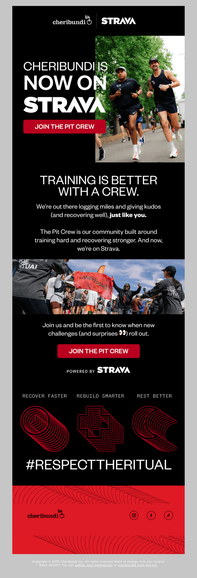 We’re on Strava - Join us.