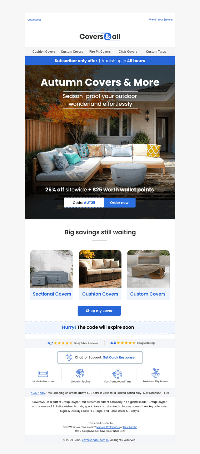 🕒 Final 48 Hours: 25% Off + $25 wallet points Inside