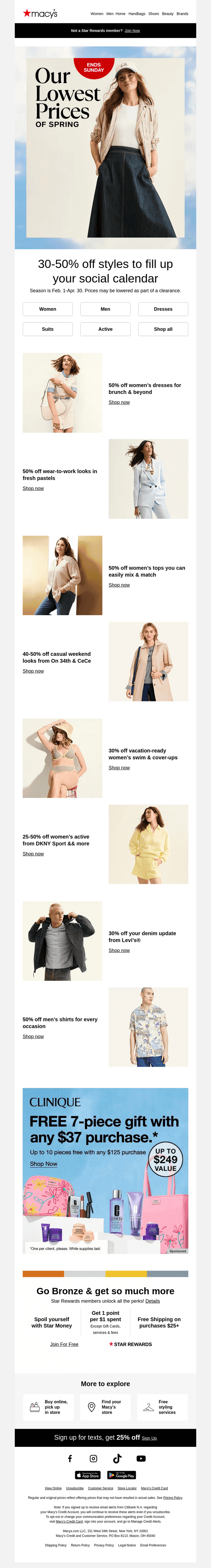 Up to 50% off your dream wardrobe