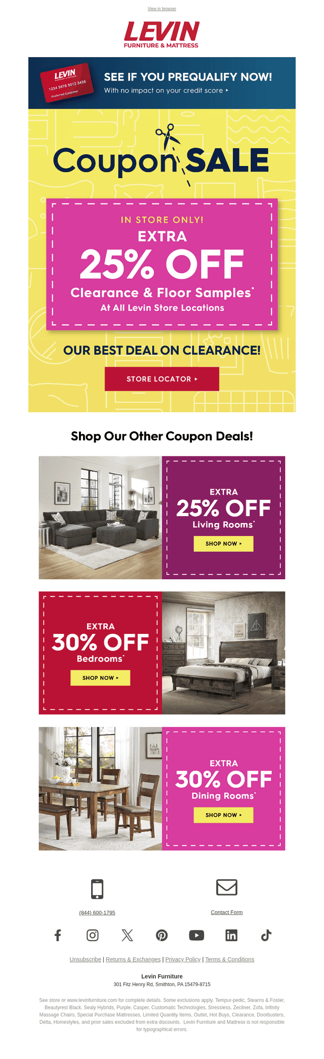 Extra 25% Off Clearance — In-Store Only! 🎉