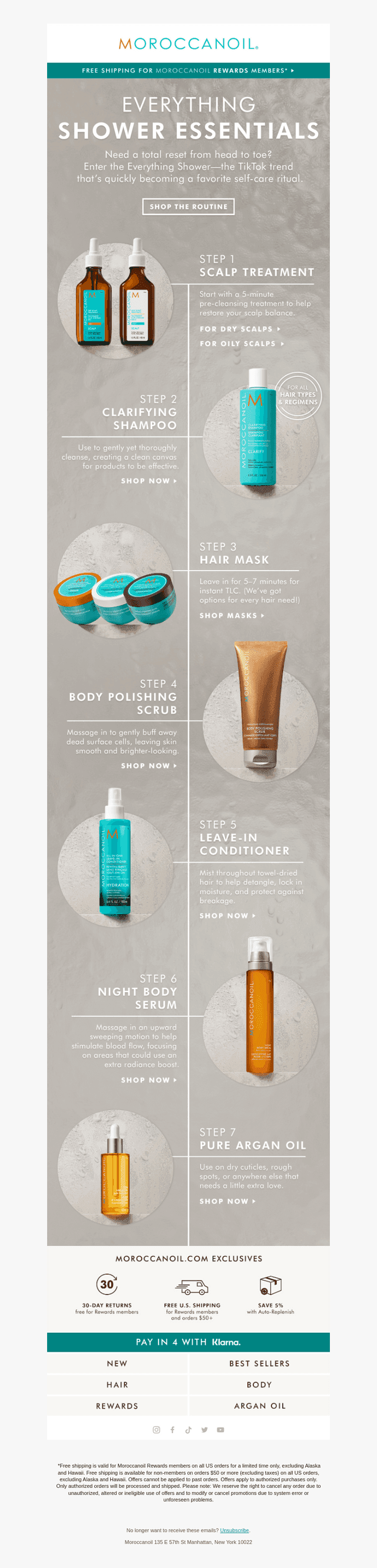 Take on your everything shower 💙