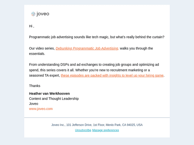 Ready to demystify programmatic job advertising?