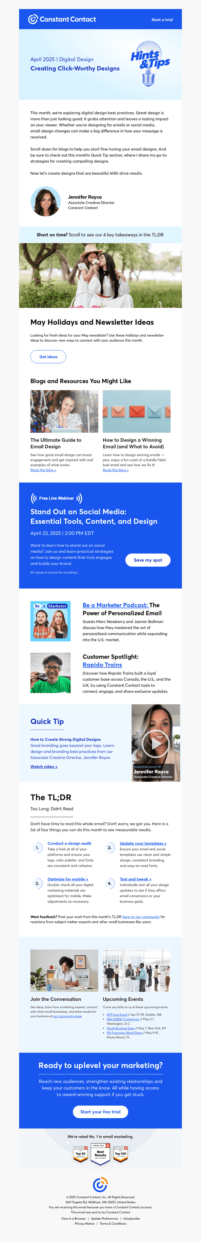 [Hints & Tips] Design best practices here!