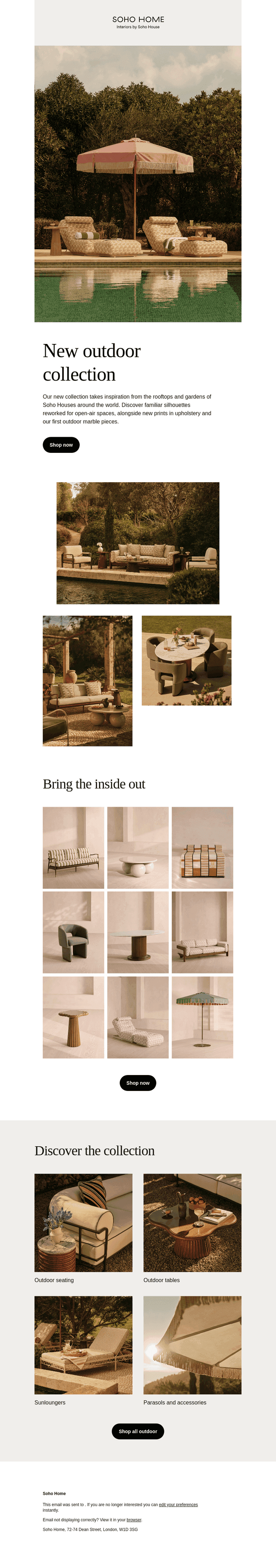 New outdoor collection