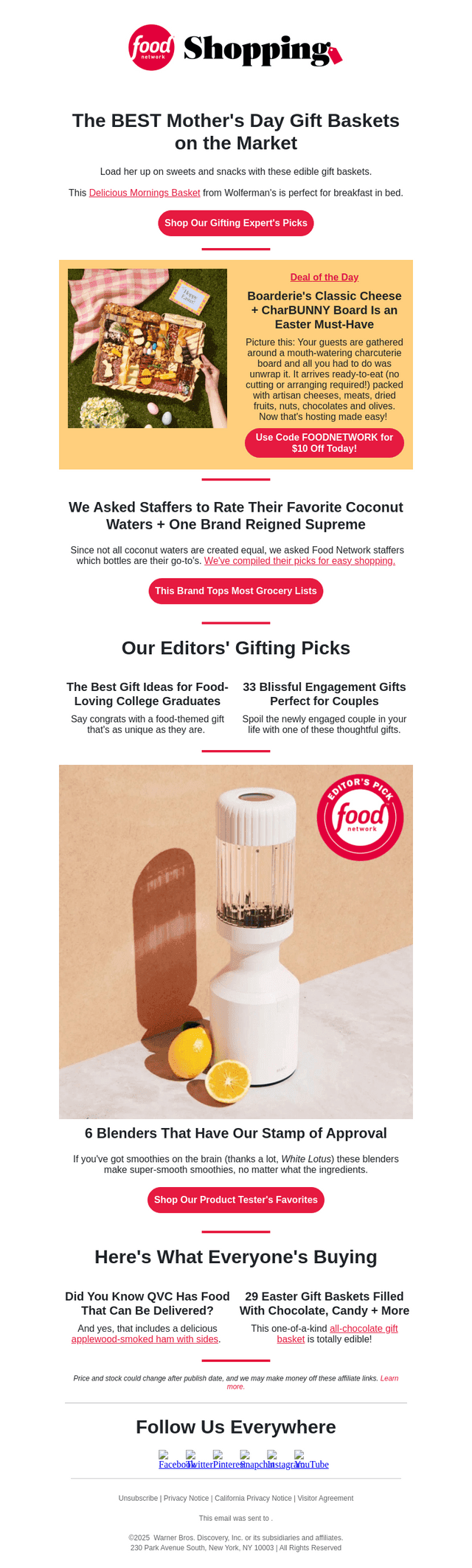 Food & Wine email from Thu, Apr 10, 2025