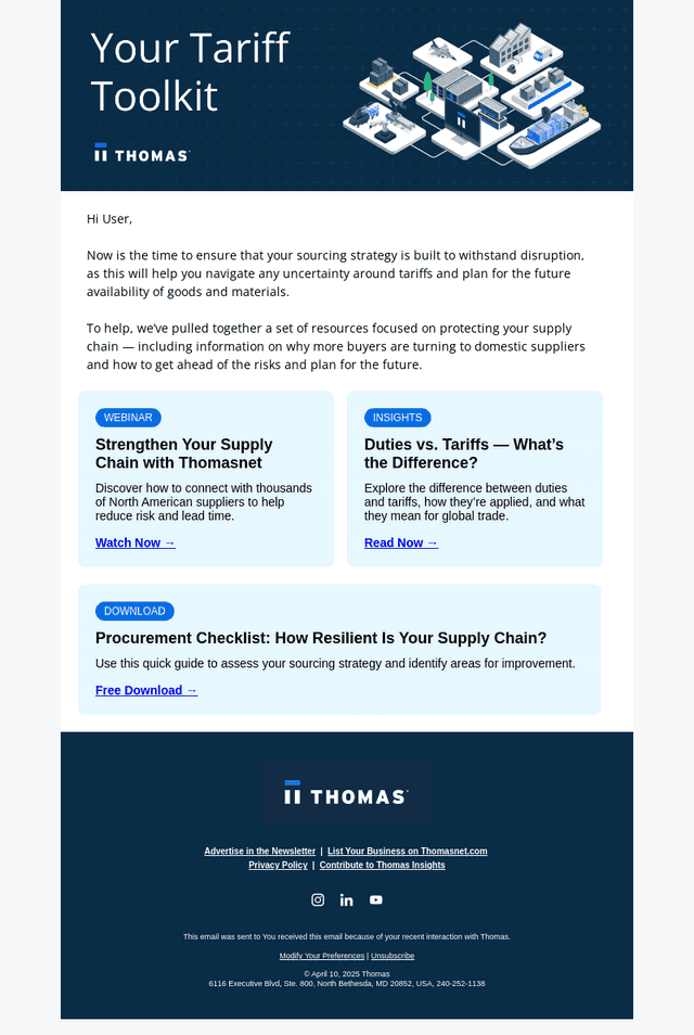 Your Tariff Toolkit: Resources to Strengthen Your Strategy