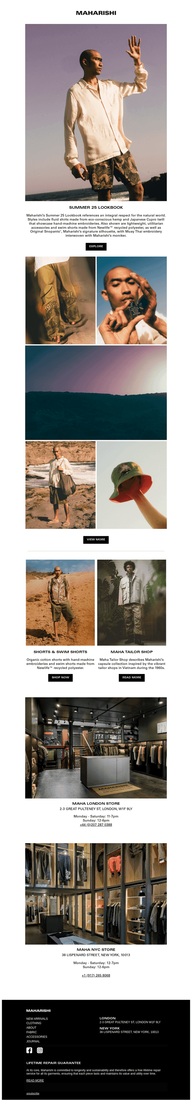 Summer 25 Lookbook