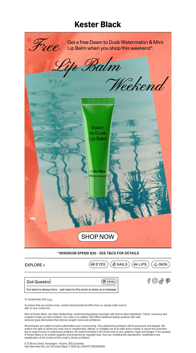 FREE Lip Balm