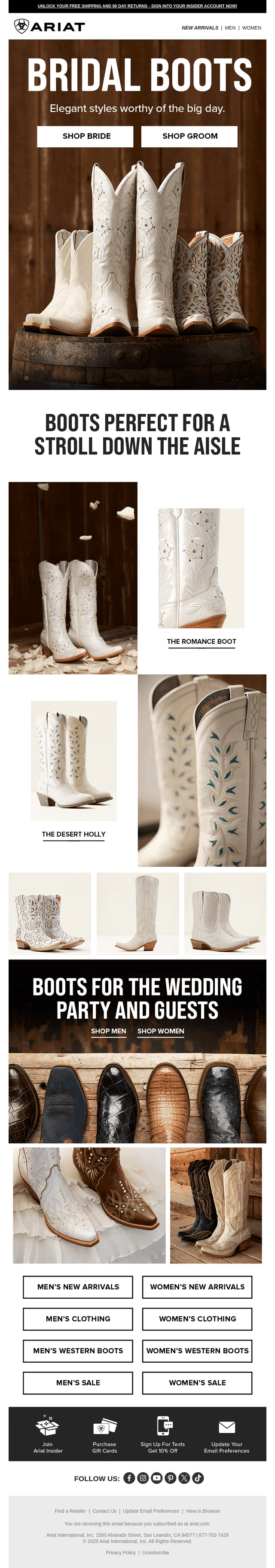 💍 Wedding Boot Goals