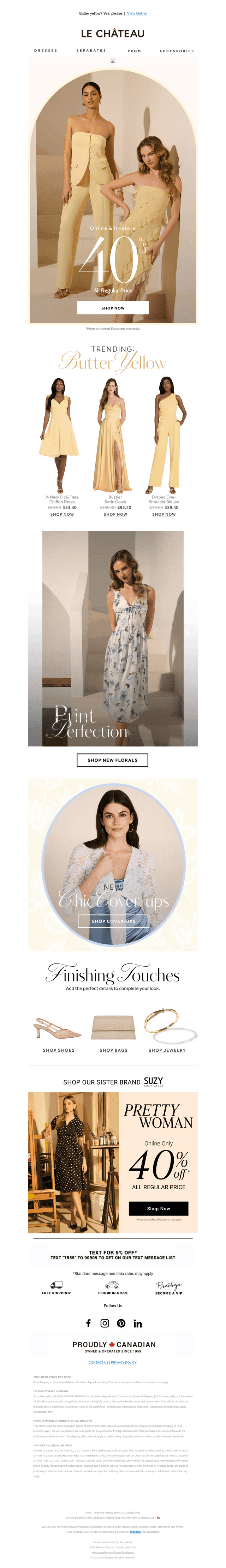 40% OFF THE TRENDS YOU WANT