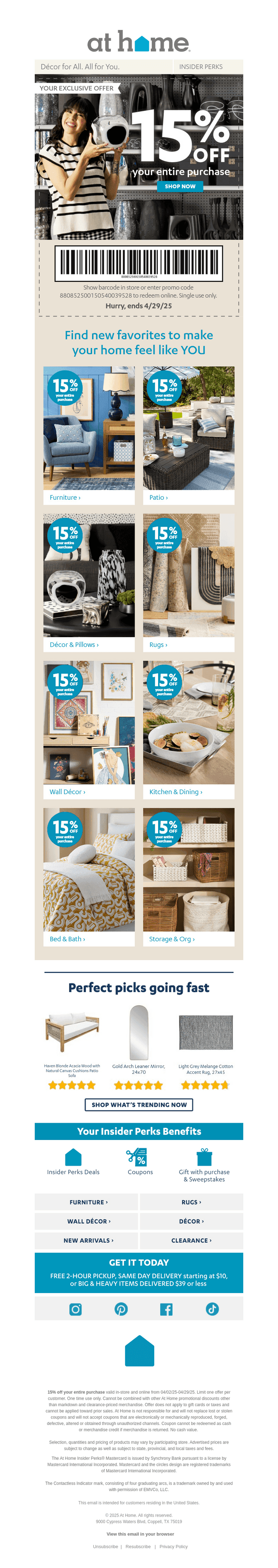 🛍️🛒15% off coupon, exclusively for !
