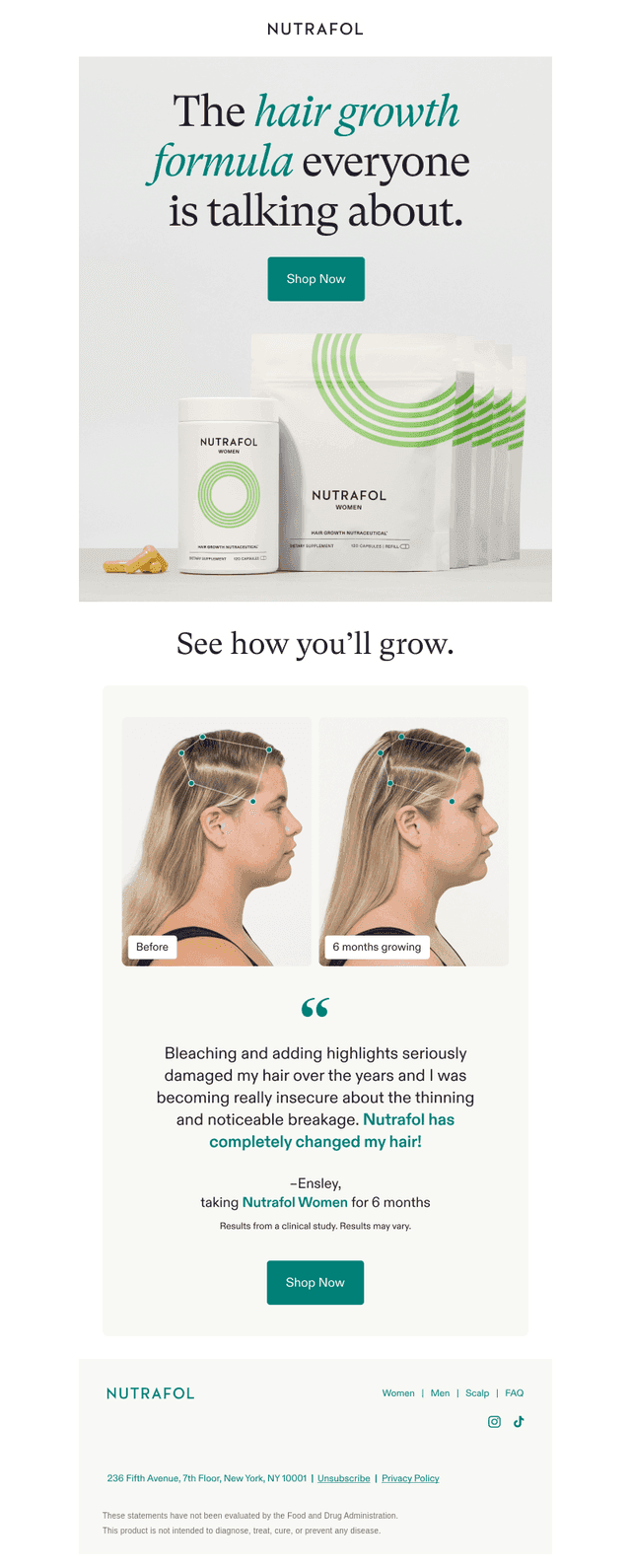 People are talking about Nutrafol…