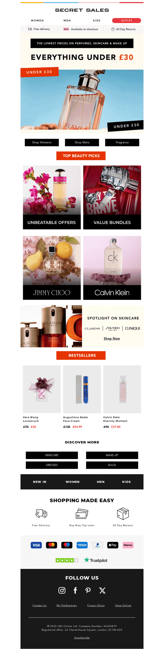 Beauty & Perfume UNDER £30