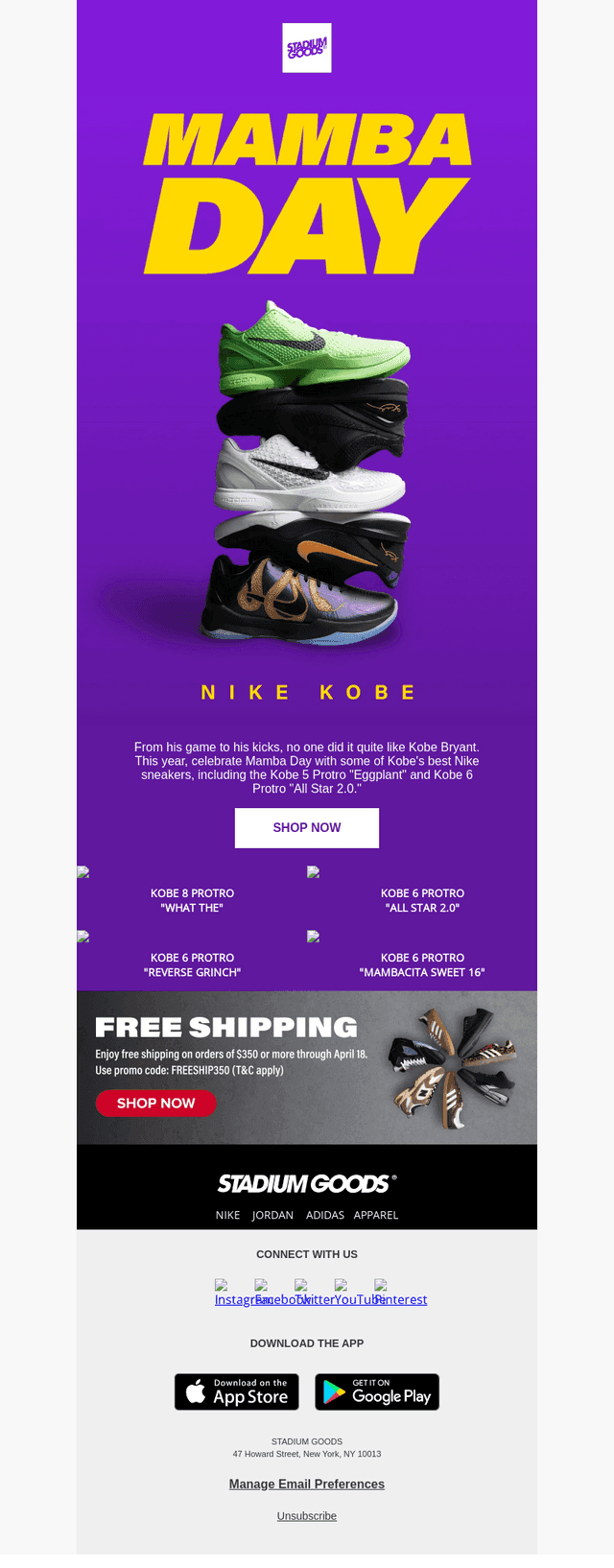 Celebrate Mamba Day