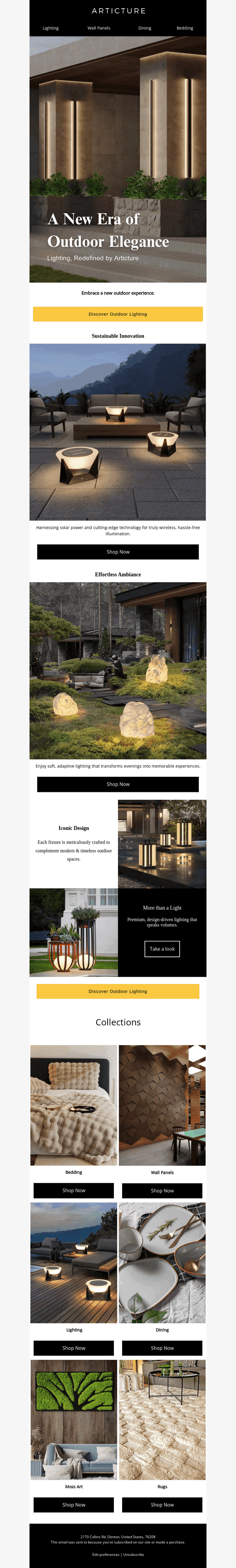 Discover Iconic Outdoor Lighting