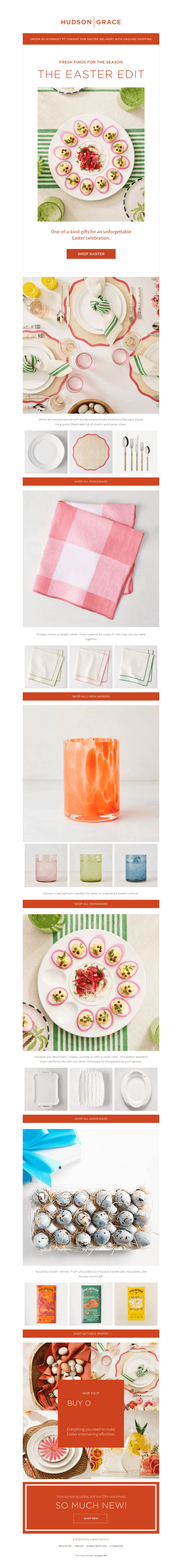 THE EASTER EDIT | Everything for an unforgettable Easter celebration.