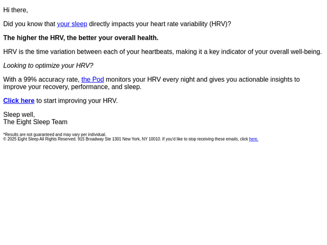 Want to improve your HRV?