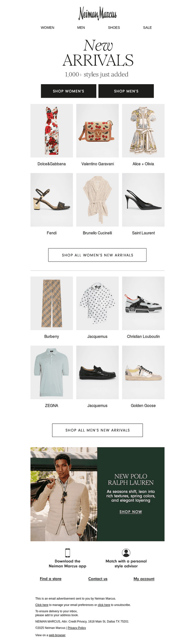 Elevate your spring wardrobe with 1,000+ new styles