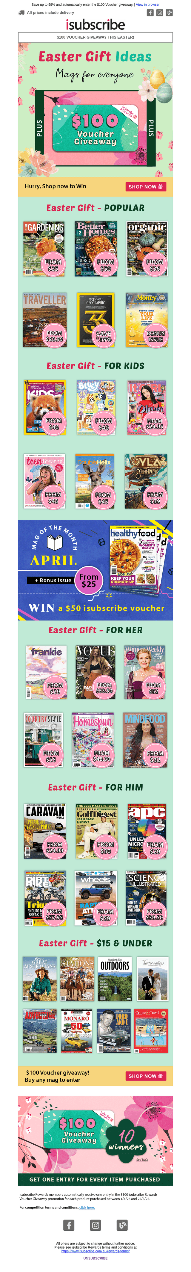 iSUBSCRiBE_AU email from Tue, Apr 15, 2025