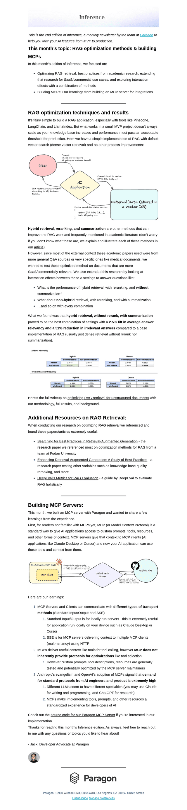 RAG Optimization & Building MCPs