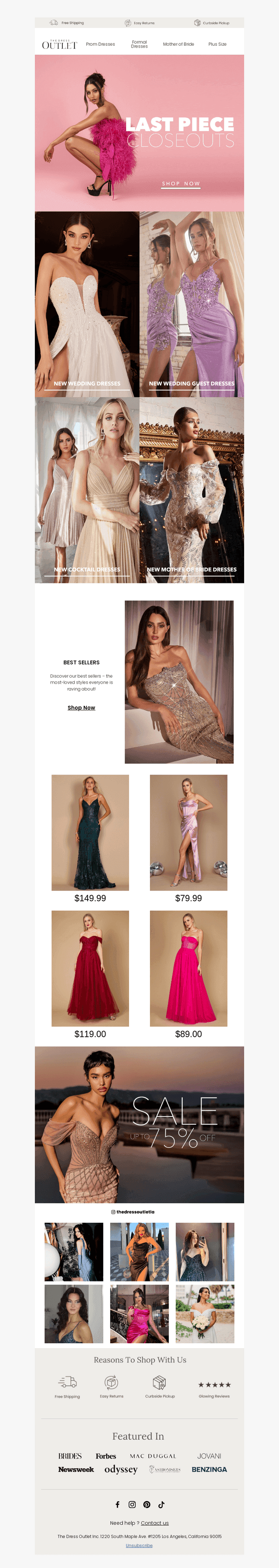 Last Piece CLOSEOUTS! 🚨