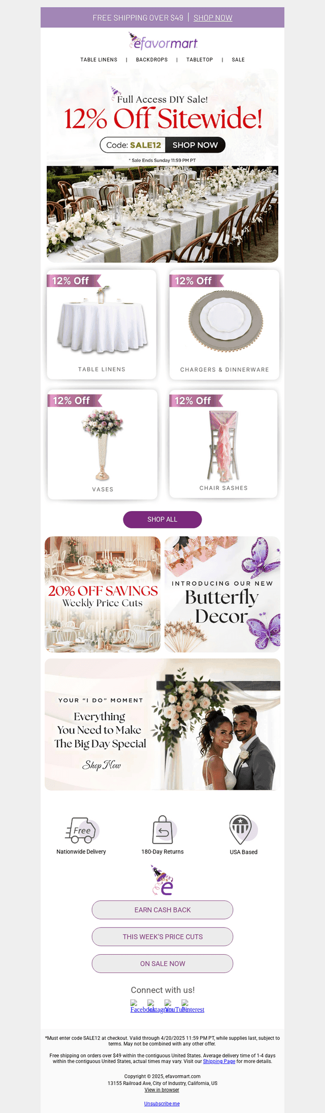 Hurry Before It's Over! 12% Off Sitewide