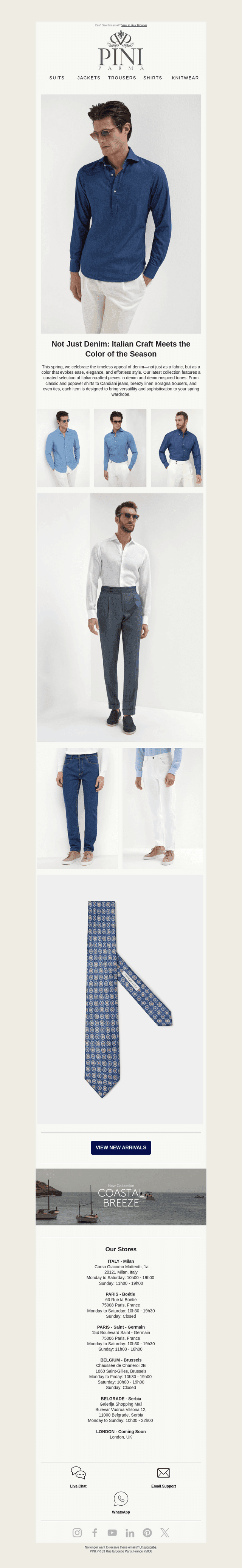 Denim Tones, Italian Touch