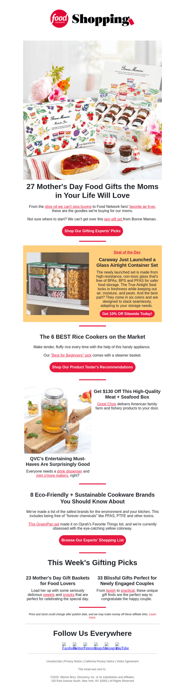 Food & Wine email from Thu, Apr 17, 2025