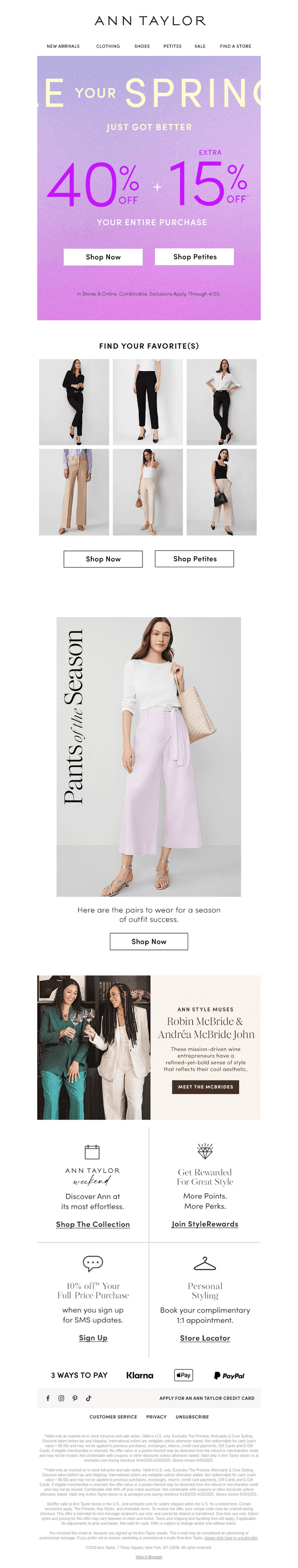 Open For 40% Off, Plus An Extra 15% Off