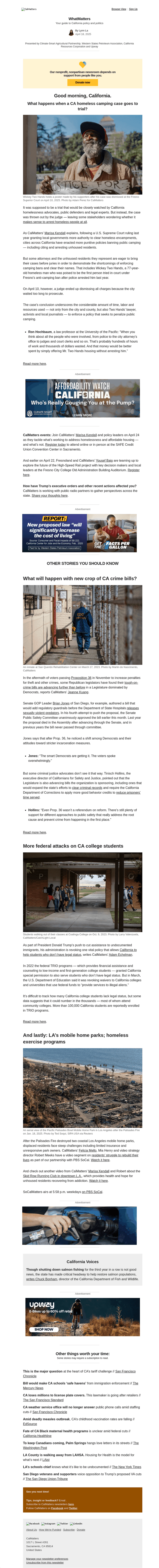 Calm email from Fri, Apr 18, 2025