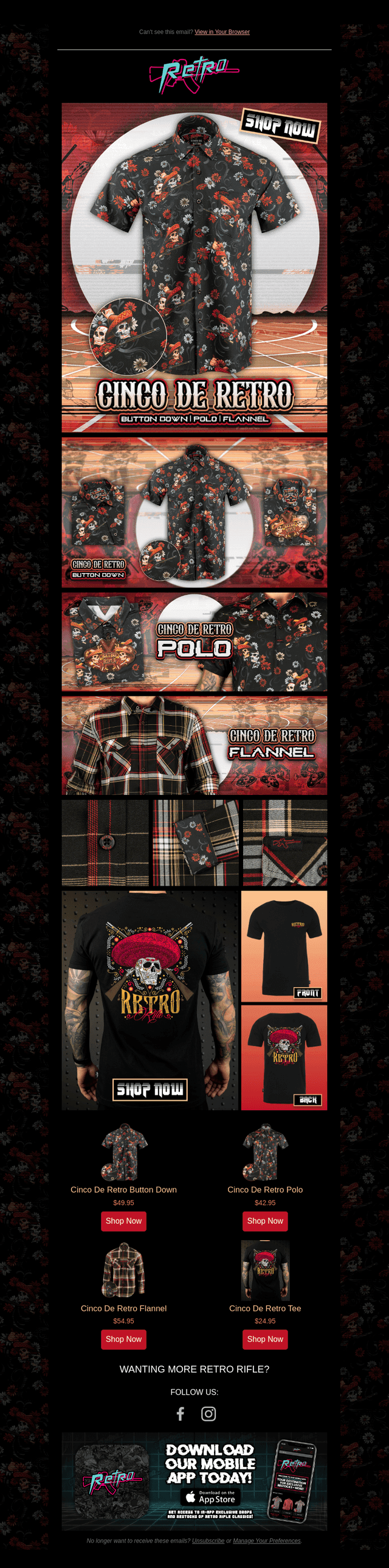 Cinco De Retro: Button Down, Polo + Flannel