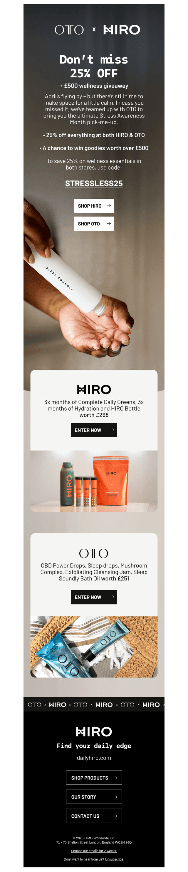 HIRO email from Sat, Apr 19, 2025