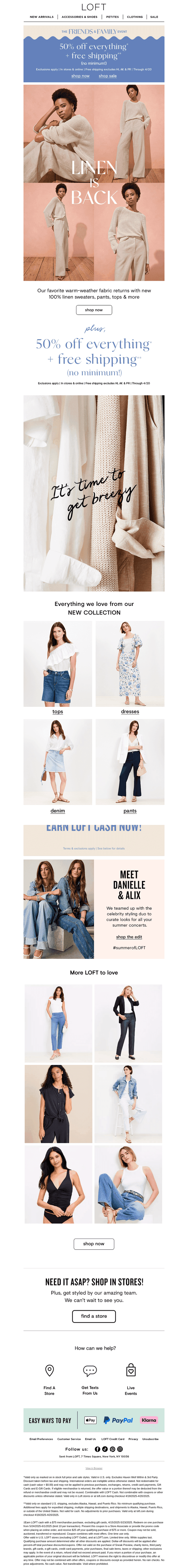 It’s all 50% off + ships FREE (!)*