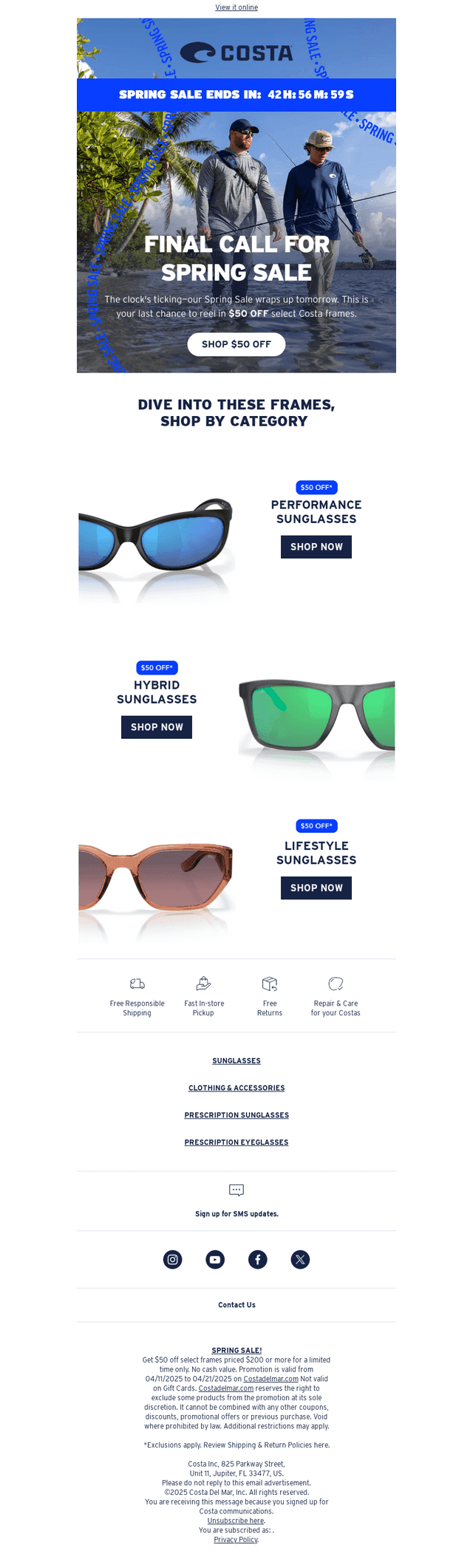 Hurry! $50 OFF* Ends Soon