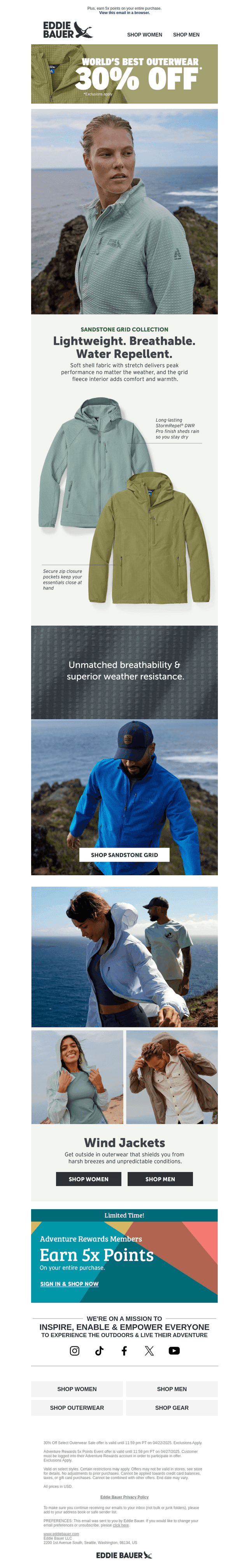 30% Off The Ultimate Soft Shell For Spring Adventures