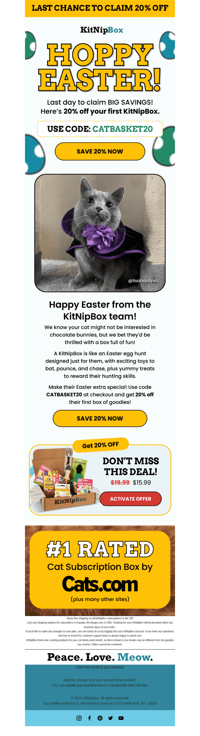 KitNipBox email from Sun, Apr 20, 2025