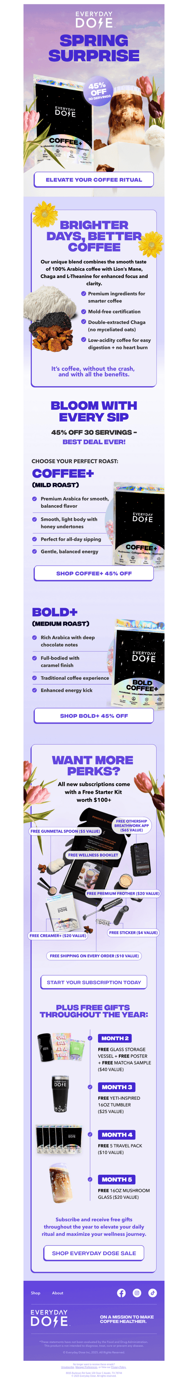 Everyday Dose email from Sun, Apr 20, 2025