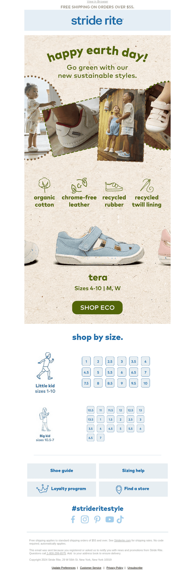 Stride Rite email from Tue, Apr 22, 2025