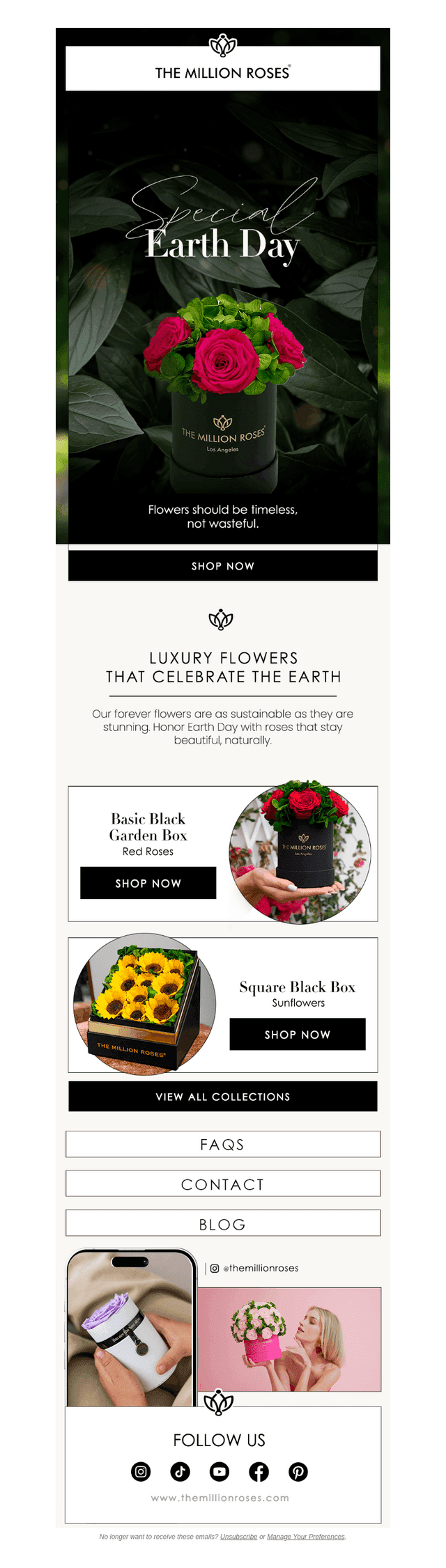 The Million Roses email from Tue, Apr 22, 2025
