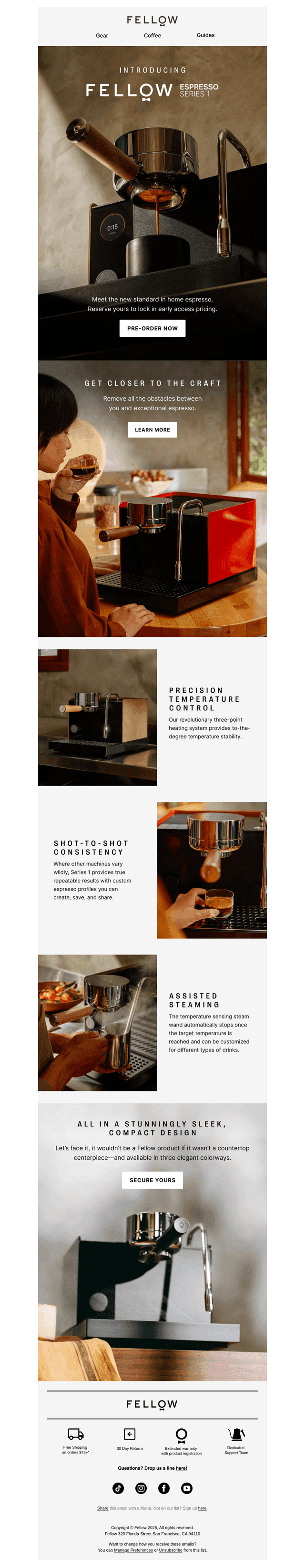 Fellow Espresso Series 1 is here