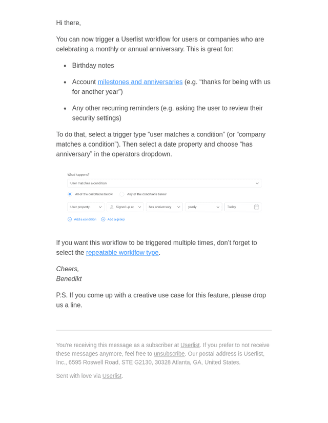 Userlist email from Wed, Apr 23, 2025