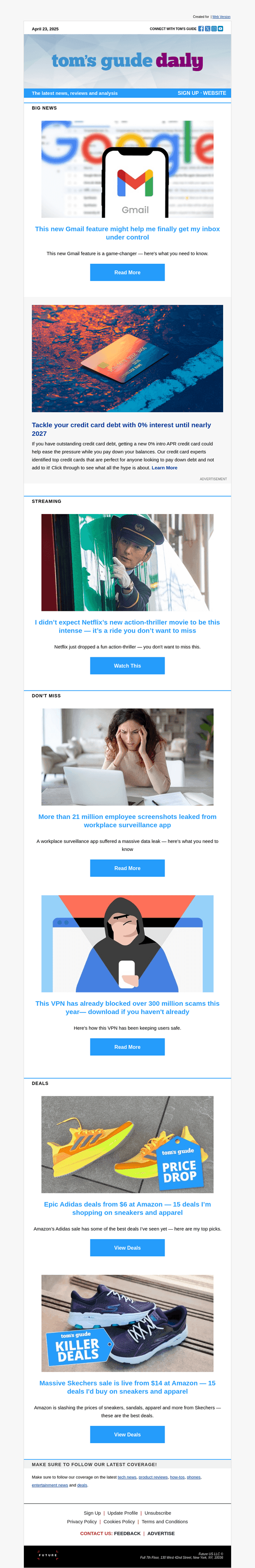 SmartBrief email from Wed, Apr 23, 2025