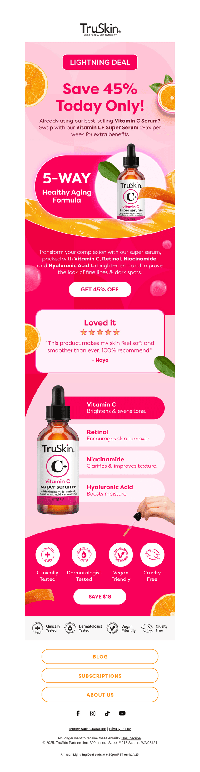 Save 45% ✨ Vitamin C+ Super Serum