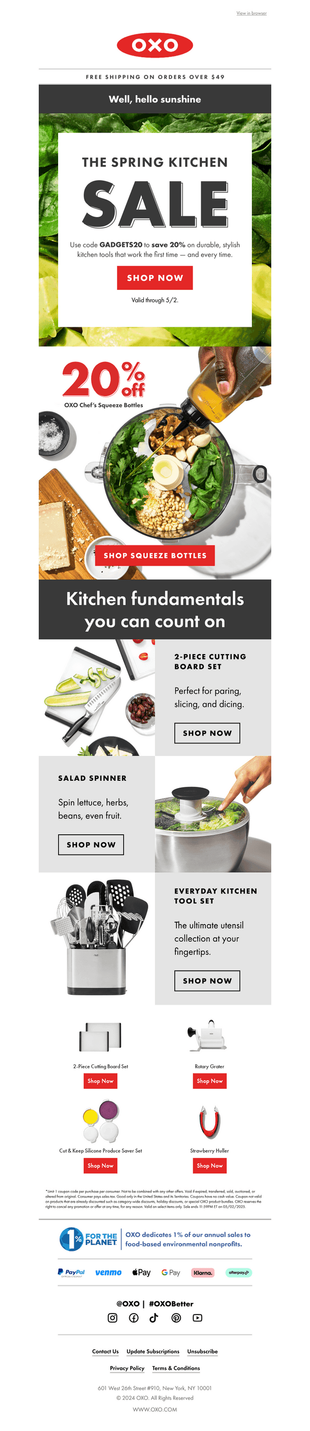 🚨 Limited Time Offer: 20% Off Kitchen Tools