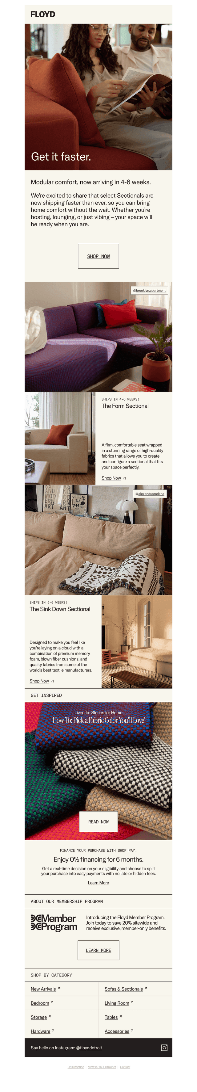 Modular comfort, faster than ever