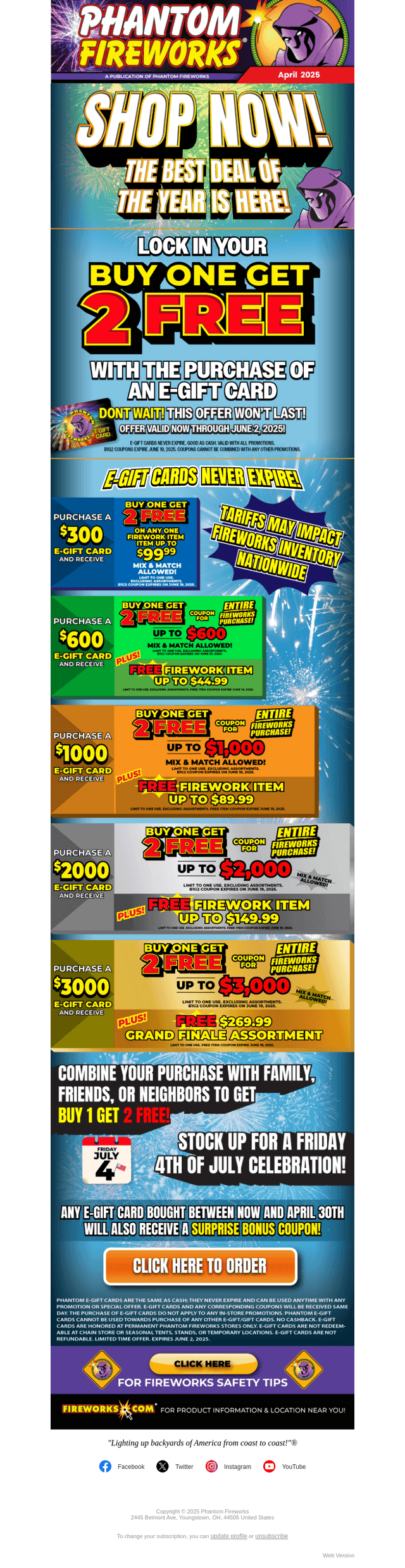 GO BIG WITH E-GIFT CARDS & FREEBIES!