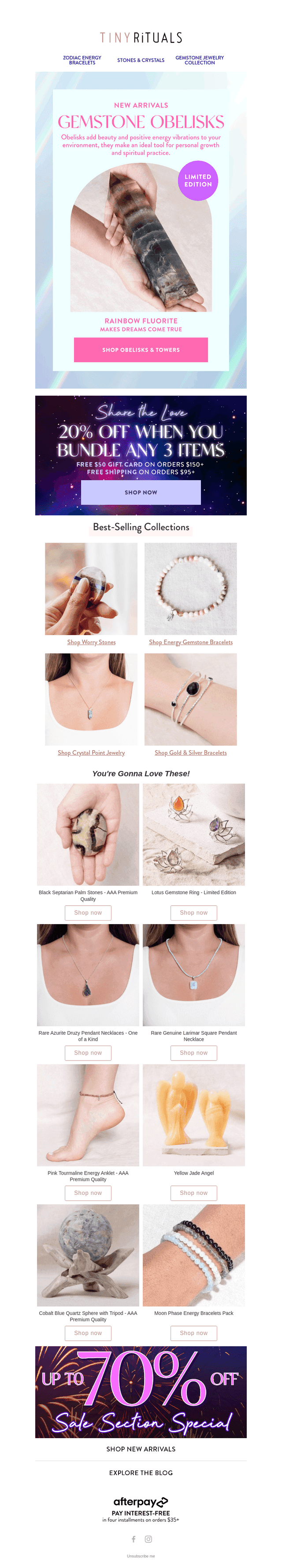 NEW ARRIVALS  🔶 Gemstone Obelisks 🔶