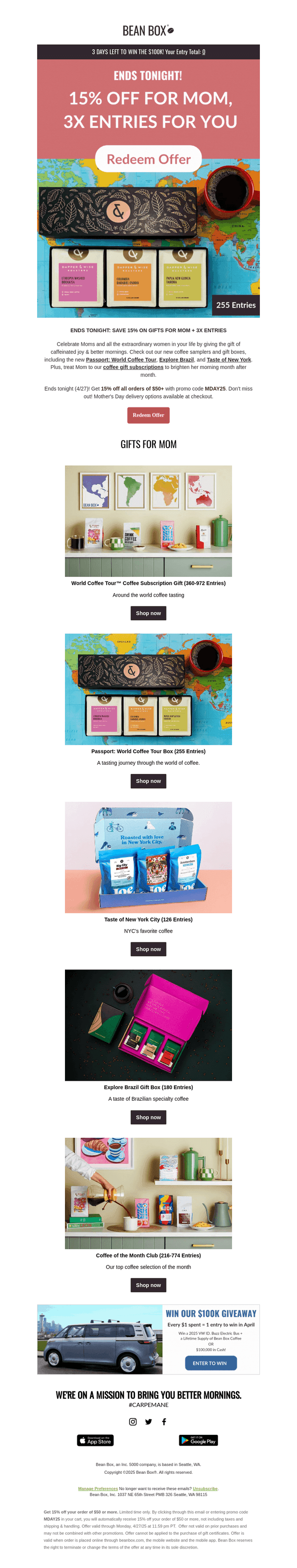 Ends Tonight: 15% OFF Sitewide for Mom 👩☕