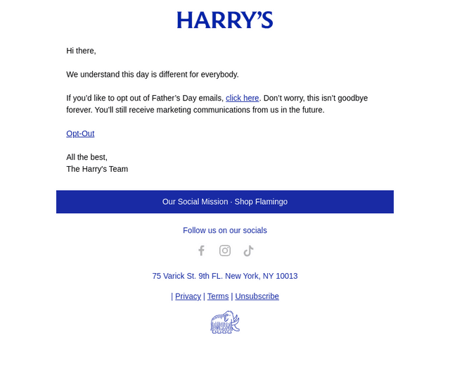 Harrys email from Sun, Apr 27, 2025