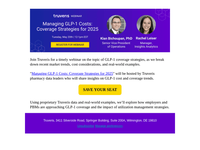 GLP-1 Data and Insights Webinar